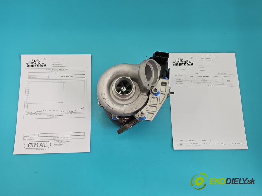 Bmw 3 E90 2005-2013 2.0d 163 hp manual 120 kW 1995 cm3 5- Turbodmychadlo repasováno 49135-05670