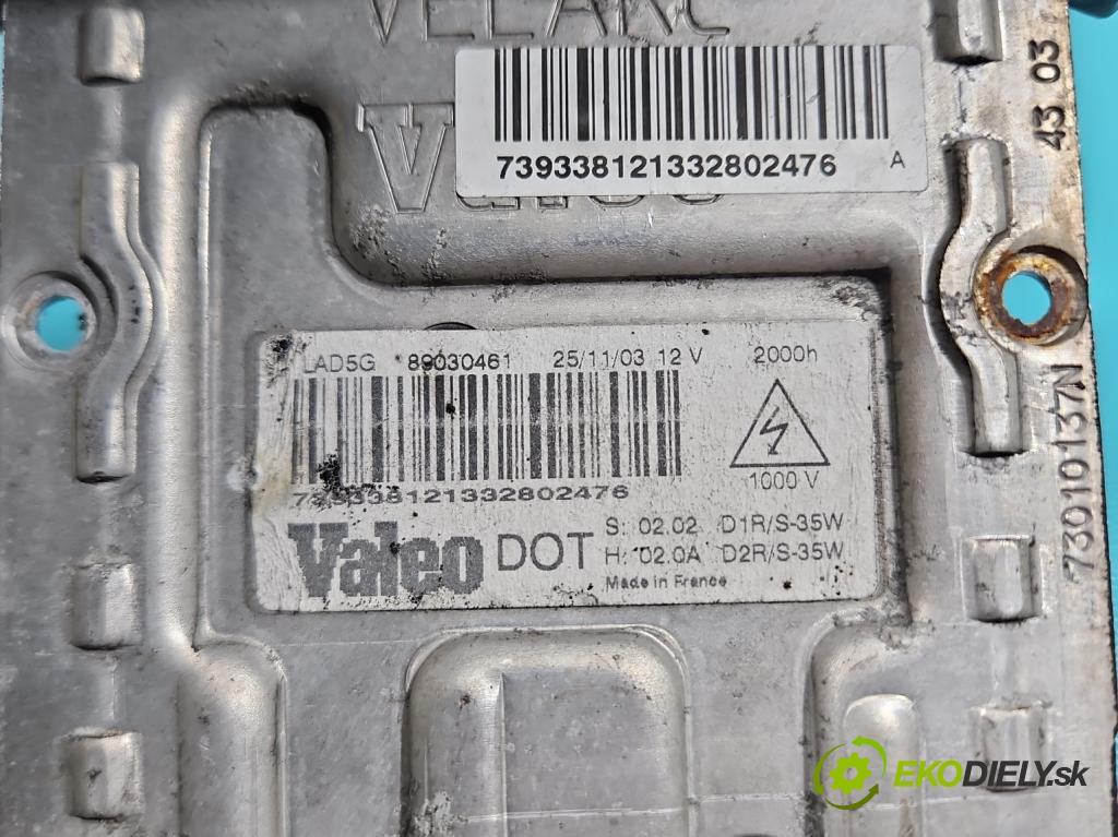 Lancia Phedra 2002-2010 2.2 JTD 128 HP manual 94 kW 2179 cm3 5- střídač: xenon 89030461 (Riadiaca jednotka xenónu)