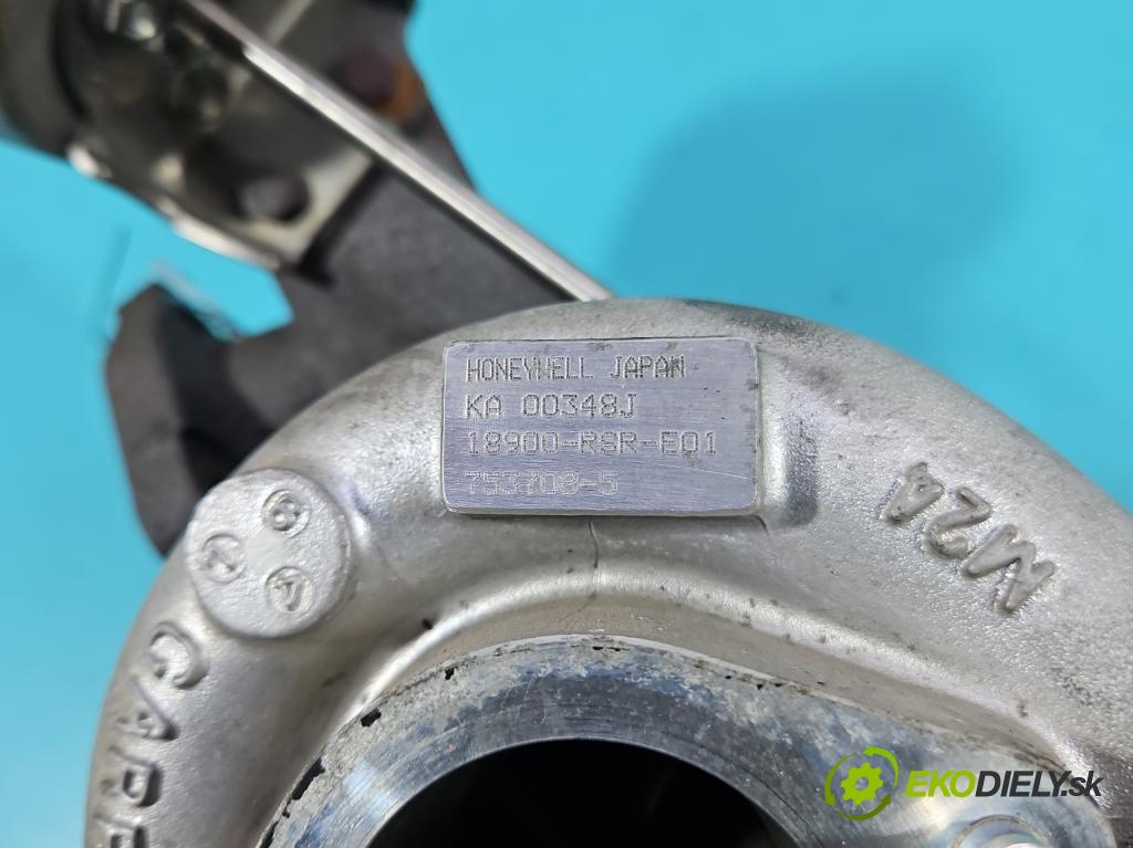 Honda Civic VIII 2006-2011 2.1 i-CTDi N22A2 141 hp manual 104 kW 2131 cm3 5- Turbodmychadlo 753708-5 (Kompletní turbodmychadlo)