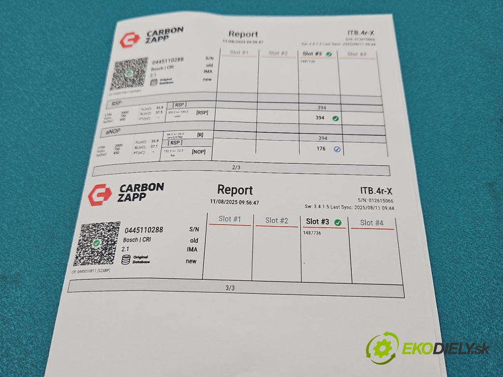 Honda Civic VIII 2006-2011 2.1 i-CTDi N22A2 141 HP manual 104 kW 2131 cm3 5- vstrek 0445110288 (Vstrekovač paliva)