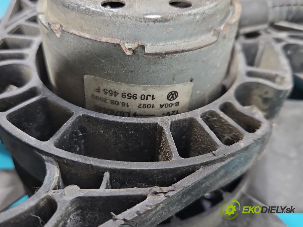 Seat Toledo II 1998-2004 1.6 16v 105 hp manual 77 kW 1598 cm3 4- ventilátor chladič 1J0121207T