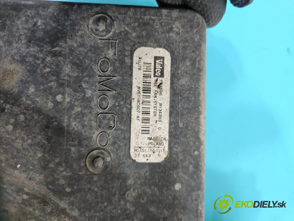 Ford Fiesta Mk7 2008-2017 1.4 TDCI 68 hp manual 50 kW 1399 cm3 5- ventilátor chladič 8V51-8C607-AF