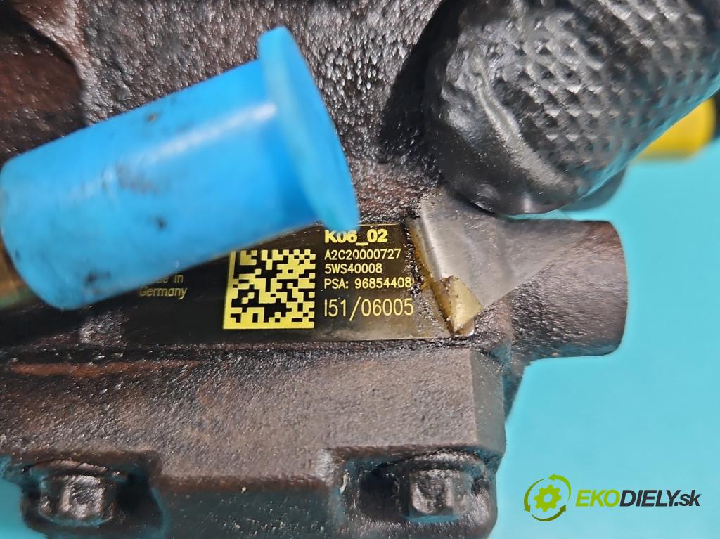 Ford Fiesta Mk7 2008-2017 1.4 TDCI 68 HP manual 50 kW 1399 cm3 5- čerpadlo vstrekovacia 5WS40008 (Vstrekovacie čerpadlo)