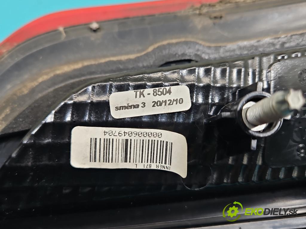 Citroen C4 II 2010-2017 2.0 hdi 150 HP manual 110 kW 1997 cm3 5- svetlo / reflektor zadné ľavé 9672155880 (Kľučka dverí ostatné)