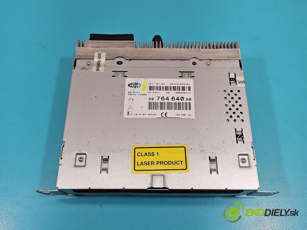 Citroen C4 II 2010-2017 2.0 hdi 150 HP manual 110 kW 1997 cm3 5- Radio originál 9676464080