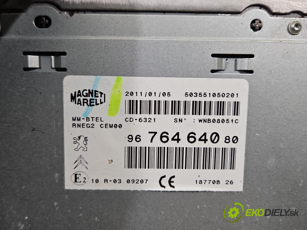 Citroen C4 II 2010-2017 2.0 hdi 150 HP manual 110 kW 1997 cm3 5- Radio originál 9676464080