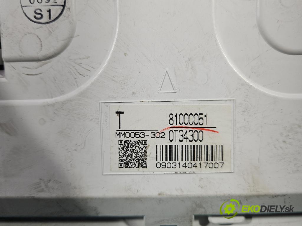 Mitsubishi ASX 2010-2021 1.6 16v 117 HP manual 86 kW 1590 cm3 5- prístrojovka/ budíky MM0053-302 (Prístrojová doska)