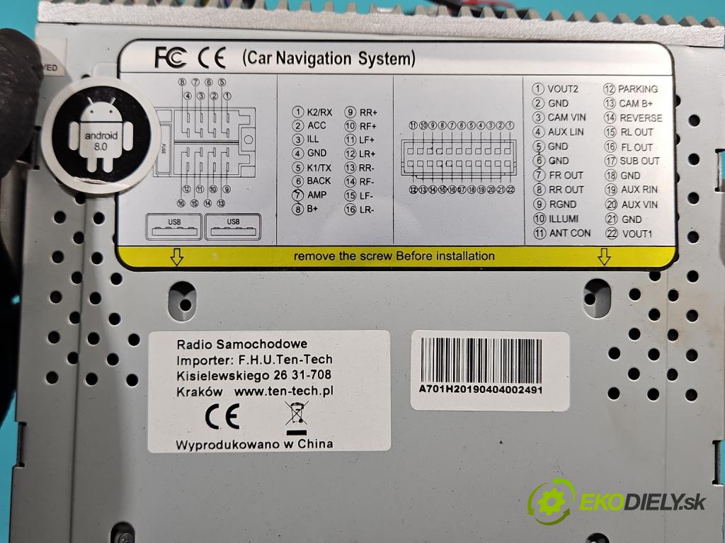 Mitsubishi ASX 2010-2021 1.6 16v 117 HP manual 86 kW 1590 cm3 5- Radio
