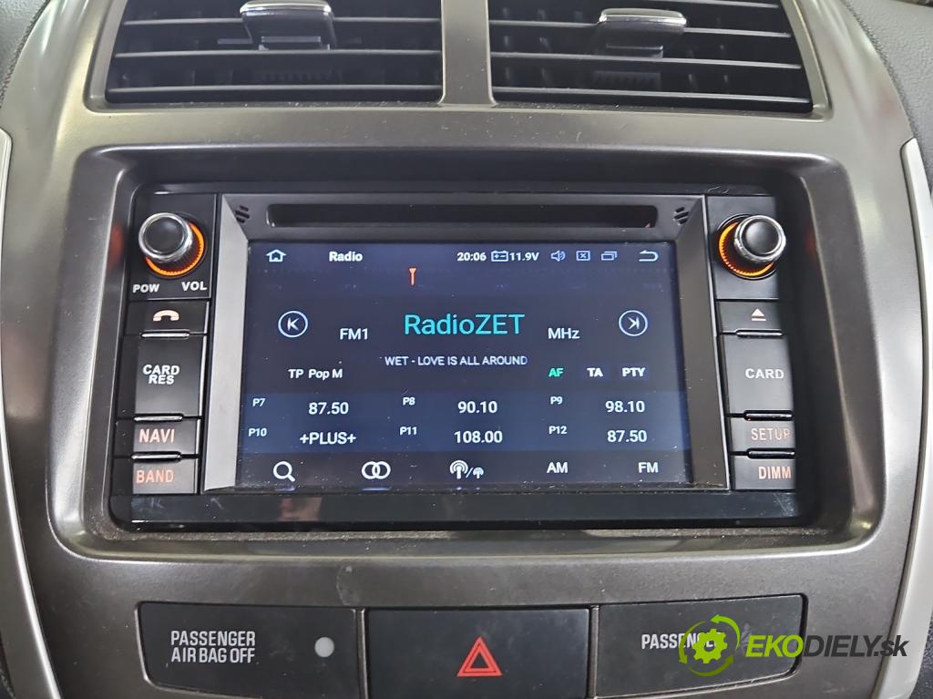 Mitsubishi ASX 2010-2021 1.6 16v 117 HP manual 86 kW 1590 cm3 5- Radio 