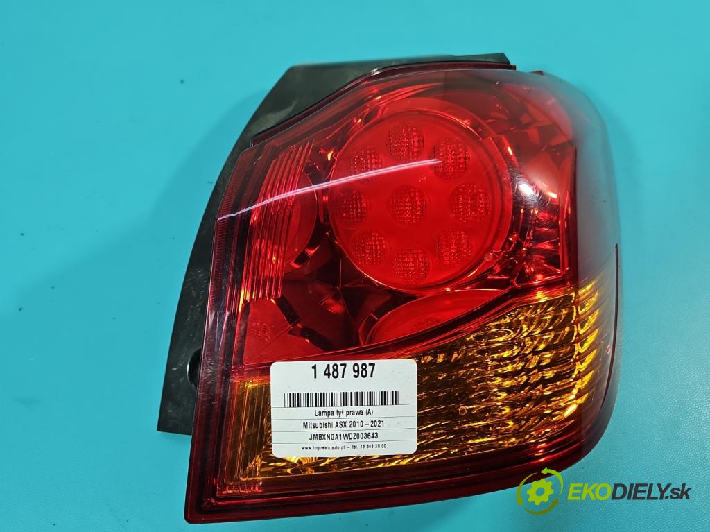 Mitsubishi ASX 2010-2021 1.6 16v 117 HP manual 86 kW 1590 cm3 5- svetlo / reflektor zadné pravé P9374 (Kľučka dverí ostatné)