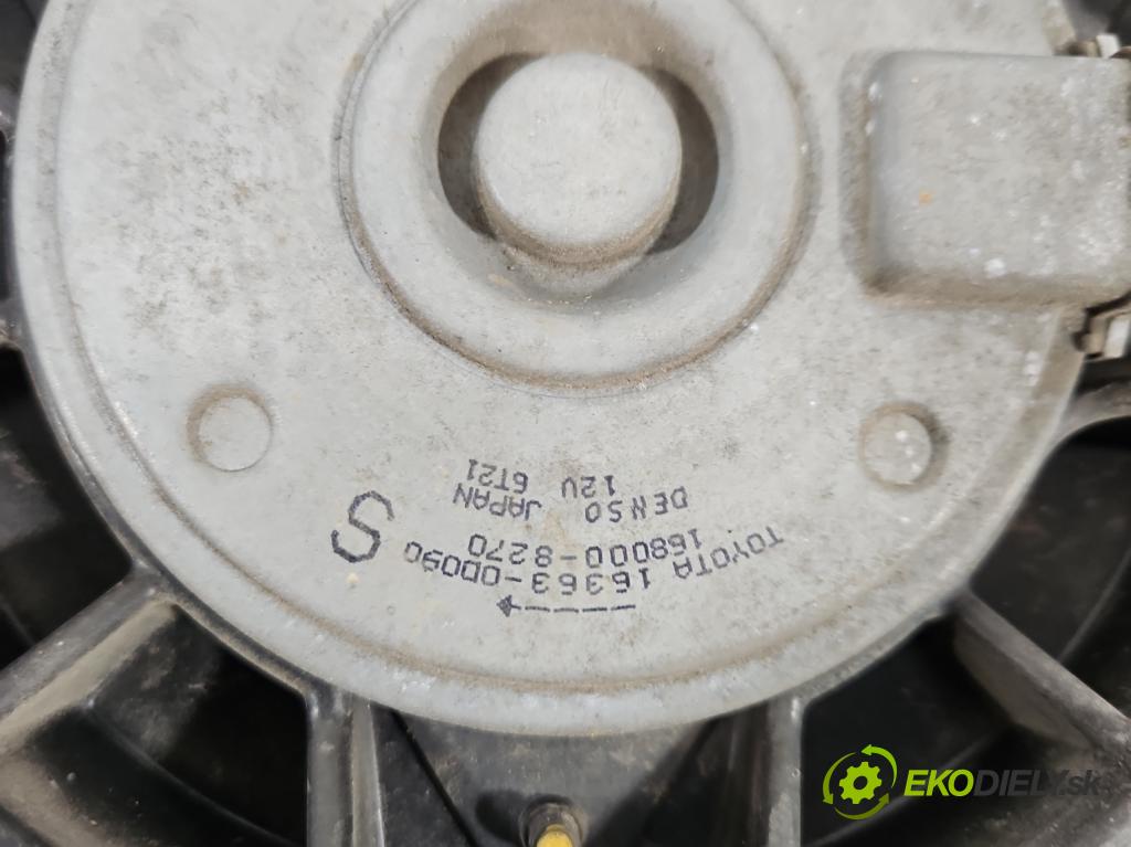 Toyota Yaris III 2011-2020 1.3 vvt-i 99 hp manual 73 kW 1329 cm3 5- ventilátor chladič 16363-0D090