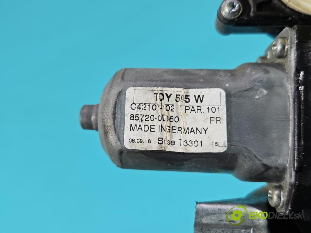 Toyota Yaris III 2011-2020 1.3 vvt-i 99 HP manual 73 kW 1329 cm3 5- mechanizmus okna predné ľavý 85702-02020