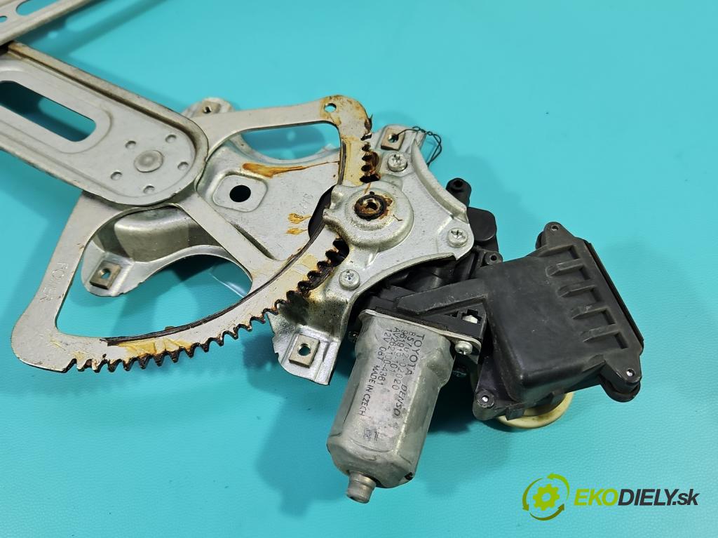 Toyota Yaris III 2011-2020 1.3 vvt-i 99 HP manual 73 kW 1329 cm3 5- mechanizmus okna predné ľavý 85702-02020