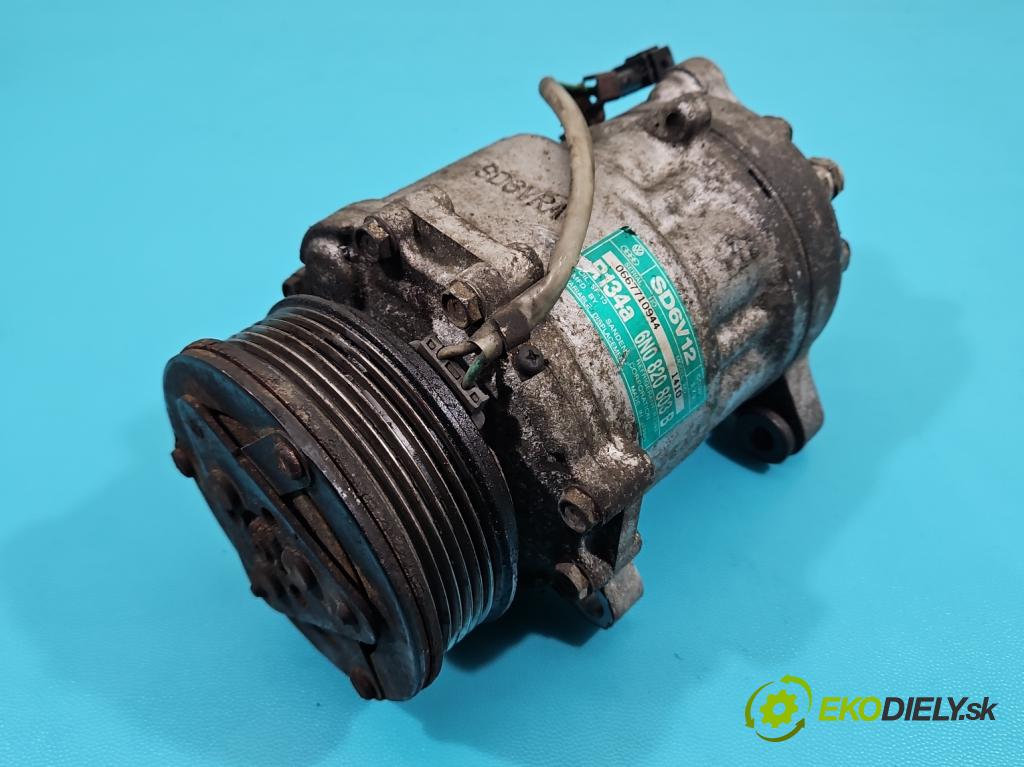 Vw Lupo 1.0b 50KM manual 37 kW 997 cm3 3- Kompresor: klimatizácie 6N0820803B (Kompresor klimatizácie)