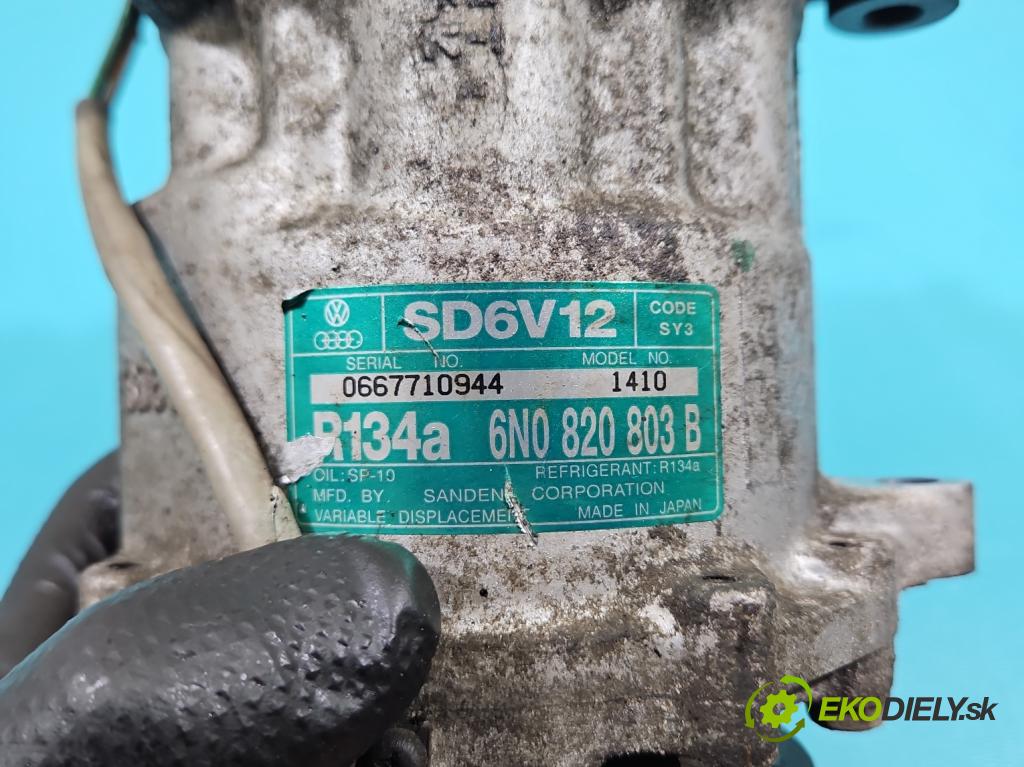 Vw Lupo 1.0b 50KM manual 37 kW 997 cm3 3- Kompresor: klimatizácie 6N0820803B (Kompresor klimatizácie)