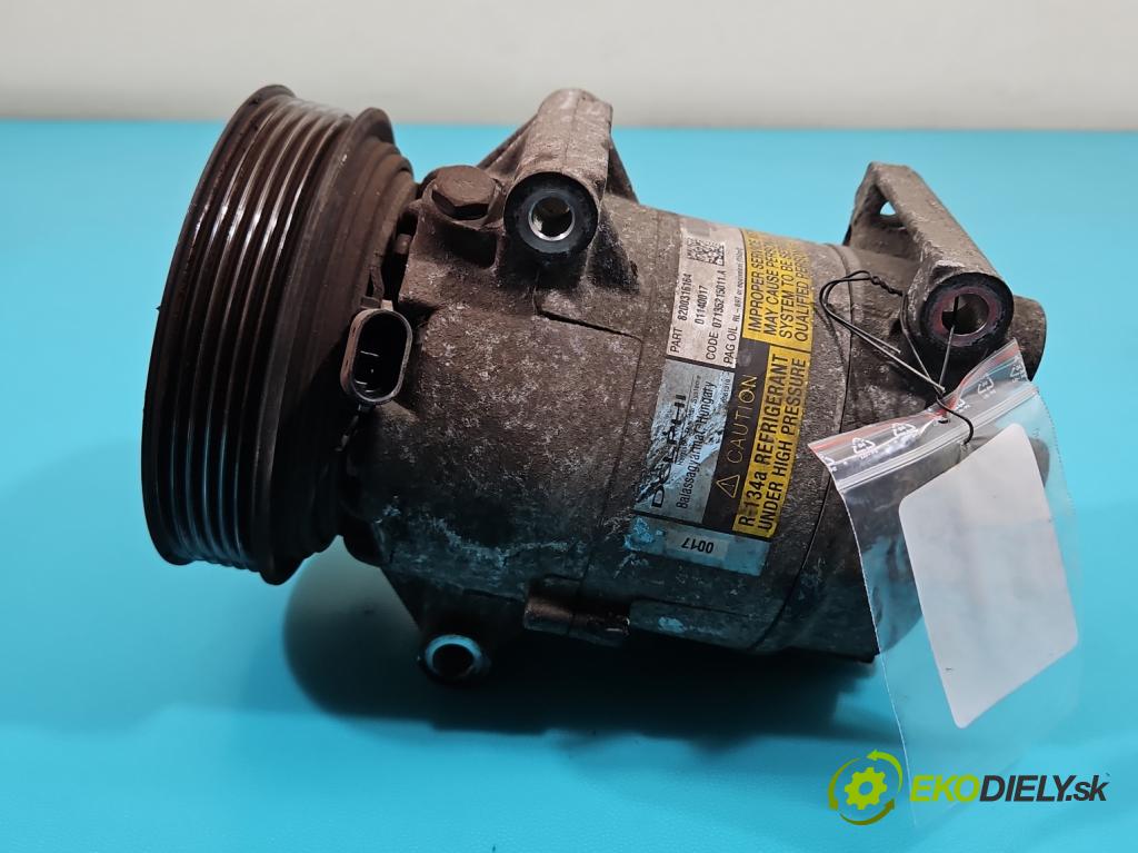 Renault Megane II 2003-2008 1.6 16v 113 HP manual 83 kW 1598 cm3 3- Kompresor: klimatizácie 8200316164 (Kompresor klimatizácie)
