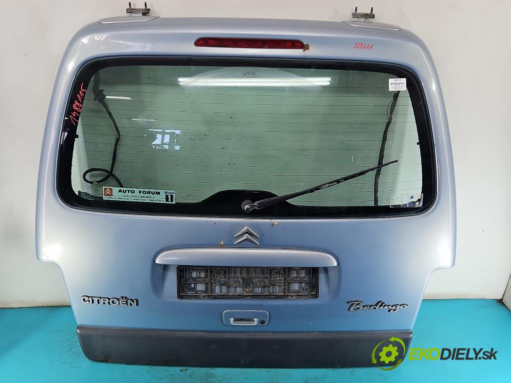 Citroen Berlingo I 1996-2008 1.9d 69KM manual 51 kW 1868 cm3 5- zadní kufrové dveře  (Zadní kapota (kufr))