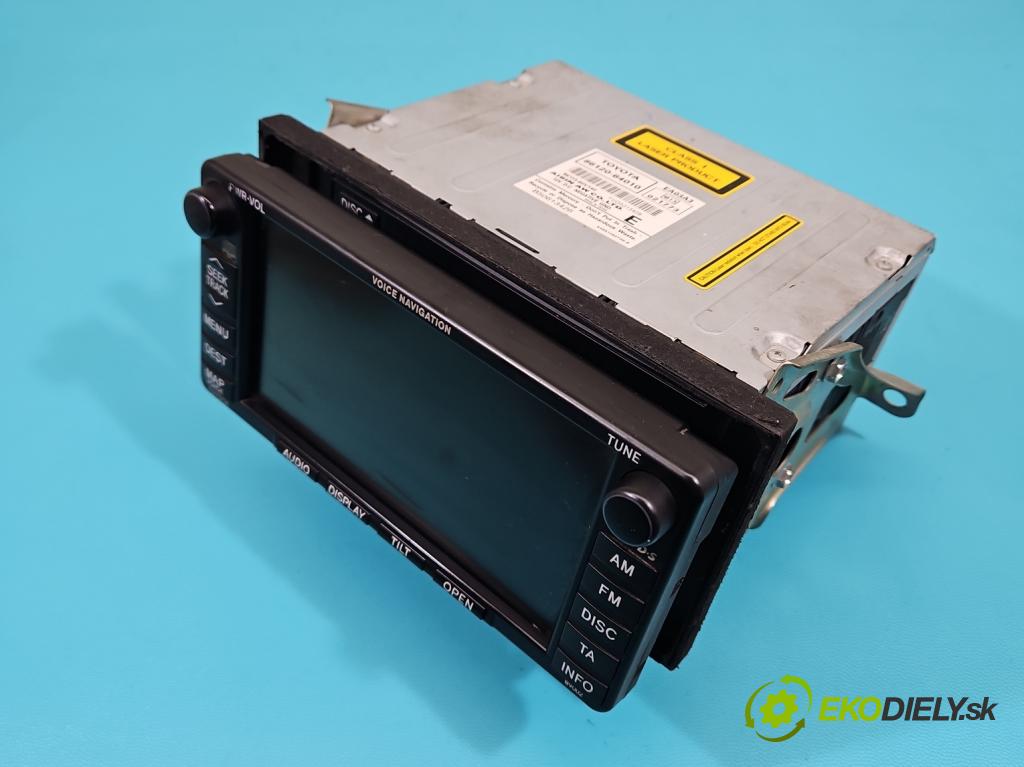 Toyota Corolla Verso II 2004-2009 2.2 D4D 177 HP manual 130 kW 2231 cm3 5- Radio originál 86120-64010