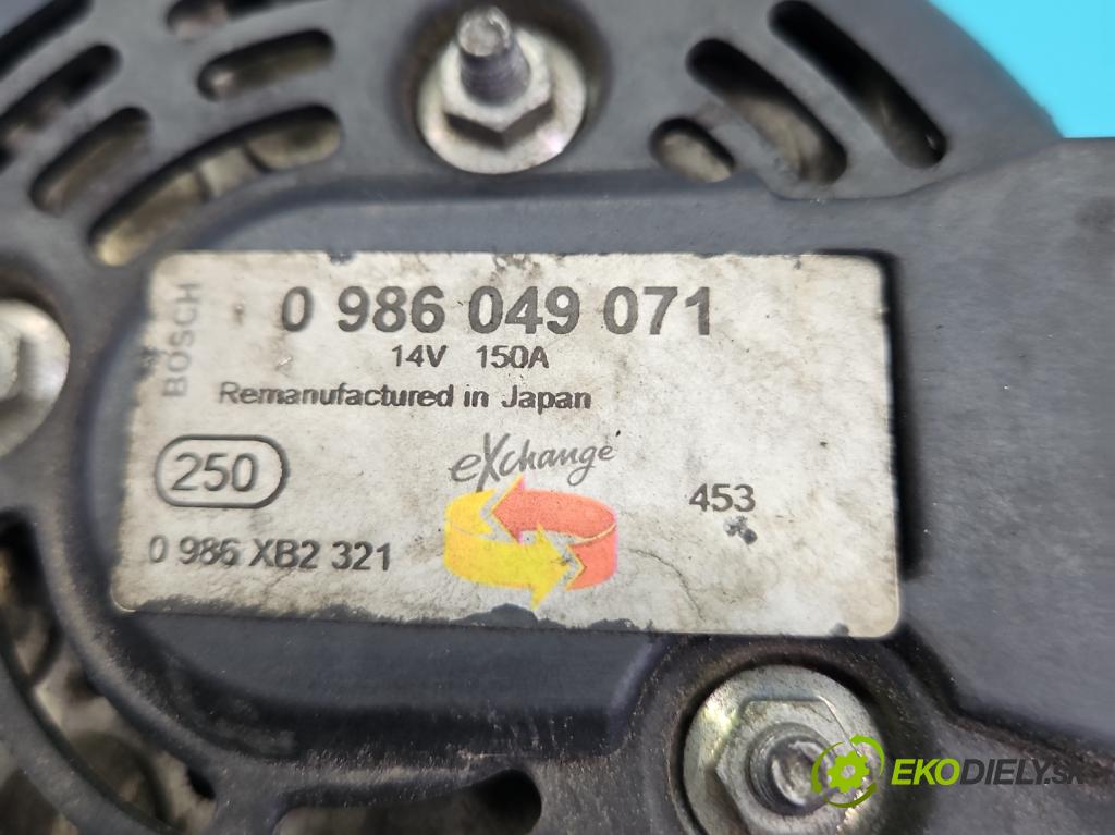 Ford Kuga Mk1 2008-2013 2.0 tdci 136 HP manual 100 kW 1997 cm3 5- Alternator 0986049071 (Alternátor)