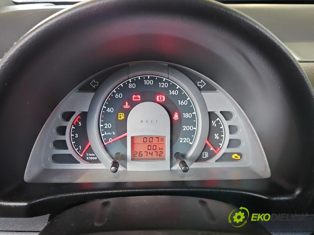 Vw Fox 1.4 tdi 69KM manual 51 kW 1422 cm3 3- prístrojovka/ budíky 5Z0920820Q (Prístrojová doska)