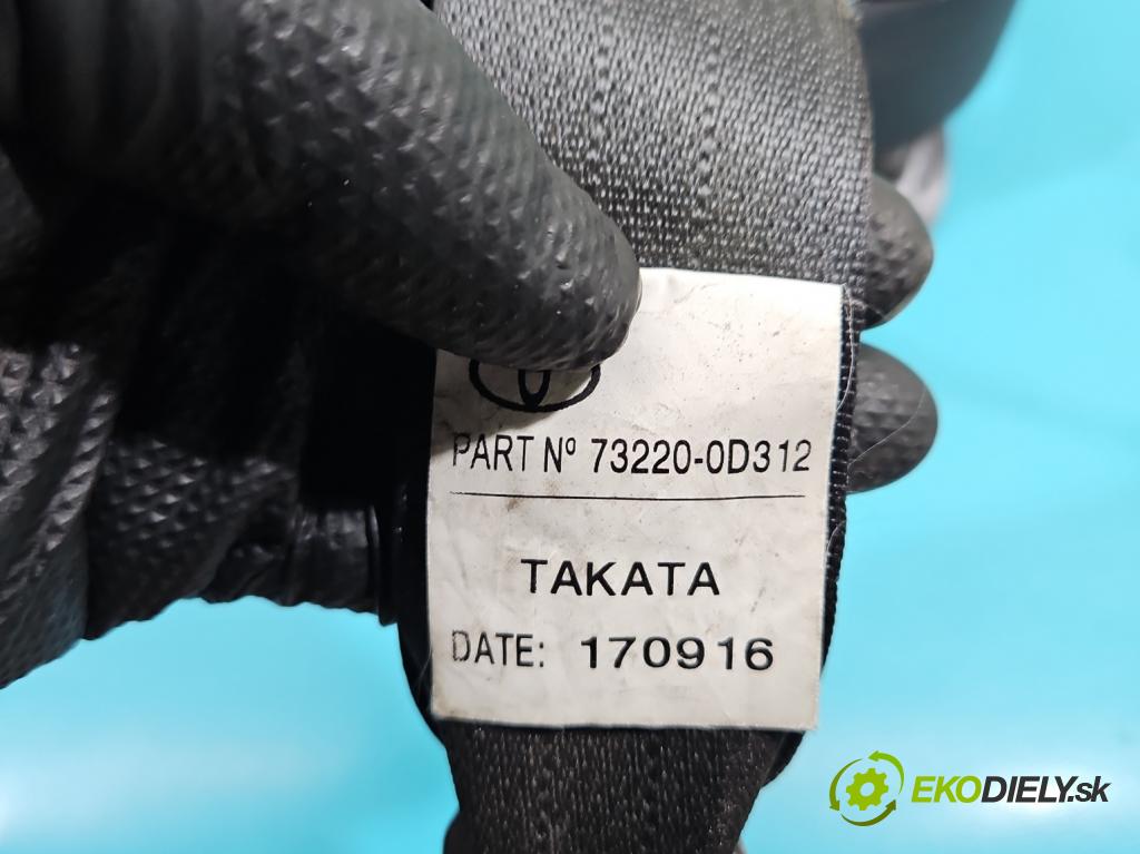 Toyota Yaris III 2011-2020 1.3 vvt-i 99 HP manual 73 kW 1329 cm3 5- pas bezpečnosť: predné ľavý 73220-0D312