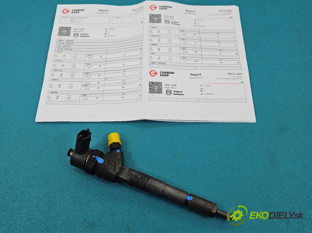 Opel Astra III 2004-2014 1.9 cdti 150 HP manual 110 kW 1910 cm3 5- vstrek 0445110243 (Vstrekovač paliva)