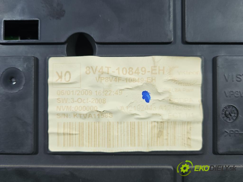 Ford Focus Mk2 2004-2011 1.6 16v 101 HP manual 74 kW 1596 cm3 3- prístrojovka/ budíky 8V4T-10849-EH (Prístrojová doska)