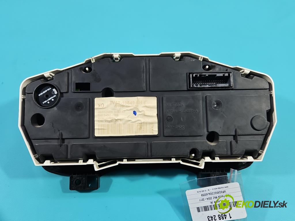 Ford Focus Mk2 2004-2011 1.6 16v 101 HP manual 74 kW 1596 cm3 3- prístrojovka/ budíky 8V4T-10849-EH (Prístrojová doska)