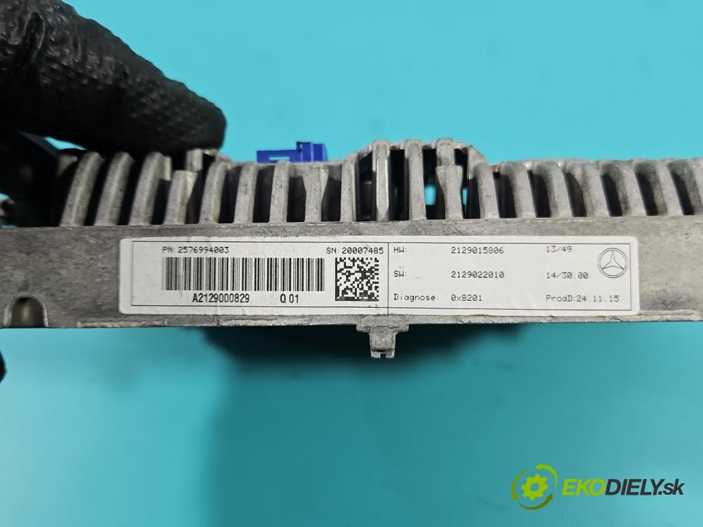 Mercedes E W212 2009-2016 2,2.0 cdi 136 HP automatic 100 kW 2143 cm3 5- Zobrazit: A2129000829 (Prístrojová doska)