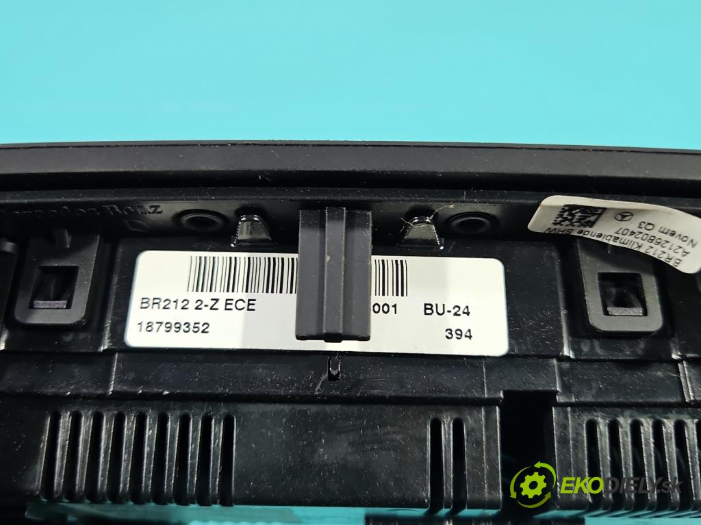 Mercedes E W212 2009-2016 2,2.0 cdi 136 HP automatic 100 kW 2143 cm3 5- panel kúrenia A2129006527