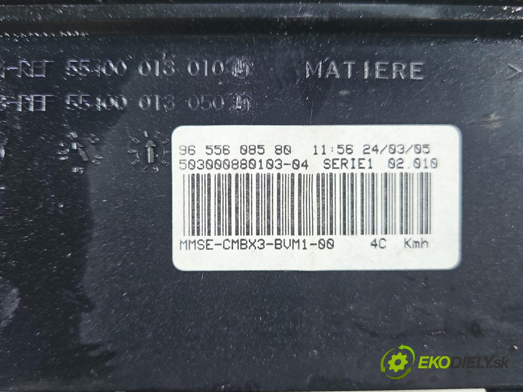 Citroen C5 I 2001-2008 1,8.0 16V 116 HP manual 85 kW 1749 cm3 5- prístrojovka/ budíky 9655608580 (Prístrojová doska)