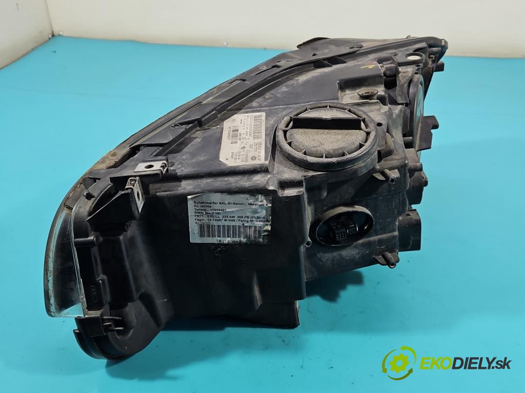 Bmw 5 F10 2010-2017 2.0 T 245KM automatic 180 kW 1997 cm3 4- Reflektor: pravý 7203252 (Svetlo predné pravé)