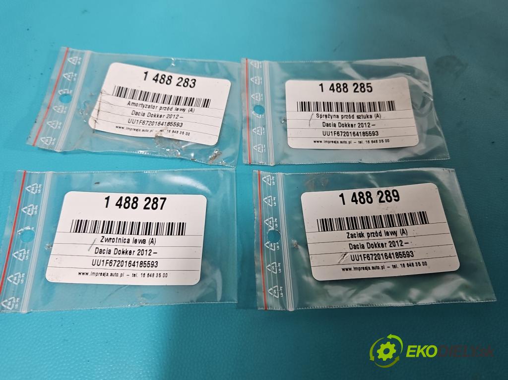 Dacia Dokker 2012- 1.3 TCE: 102 hp manual 75 kW 1332 cm3 5- náboj levé  (Náboj kola)