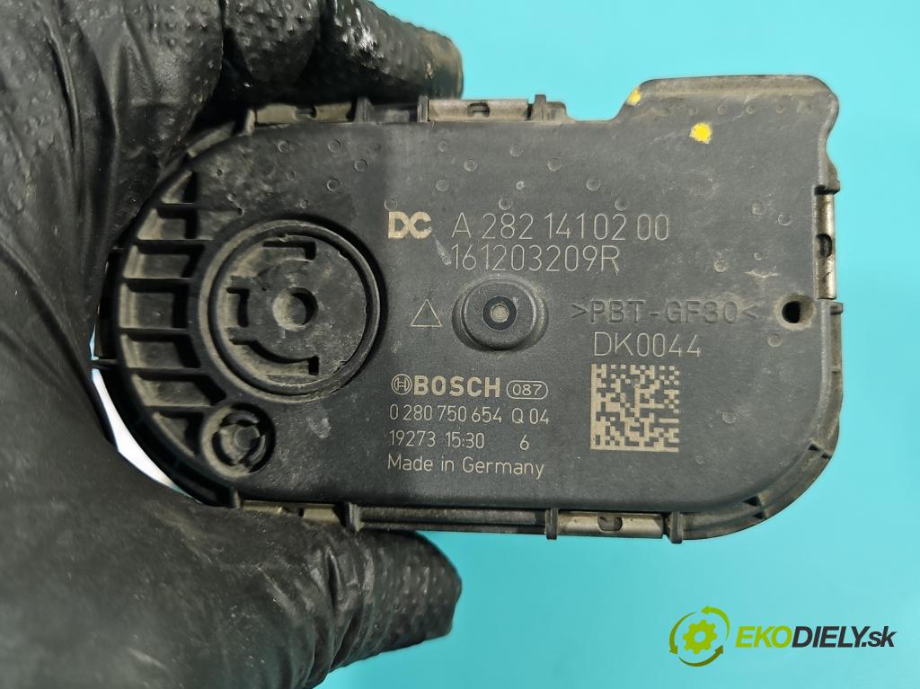 Dacia Dokker 2012- 1.3 TCE: 102 HP manual 75 kW 1332 cm3 5- klapka 0280750654 (Škrtiaca klapka)