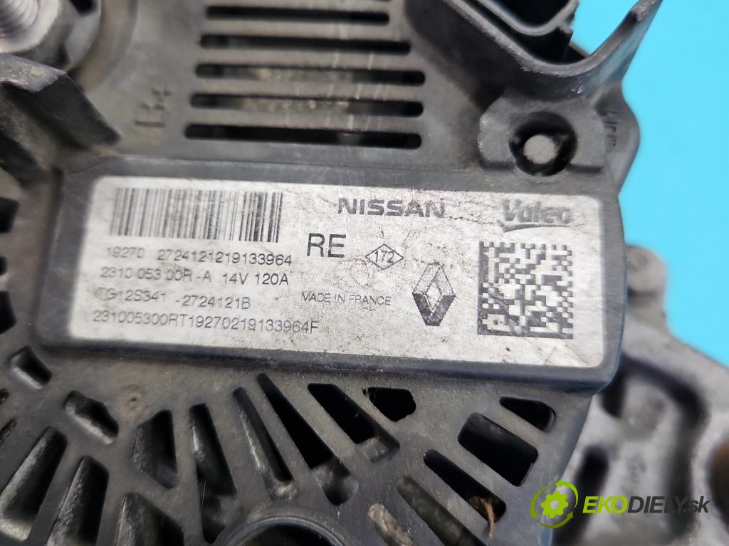 Dacia Dokker 2012- 1.3 TCE: 102 HP manual 75 kW 1332 cm3 5- Alternator 231005300R (Alternátor)