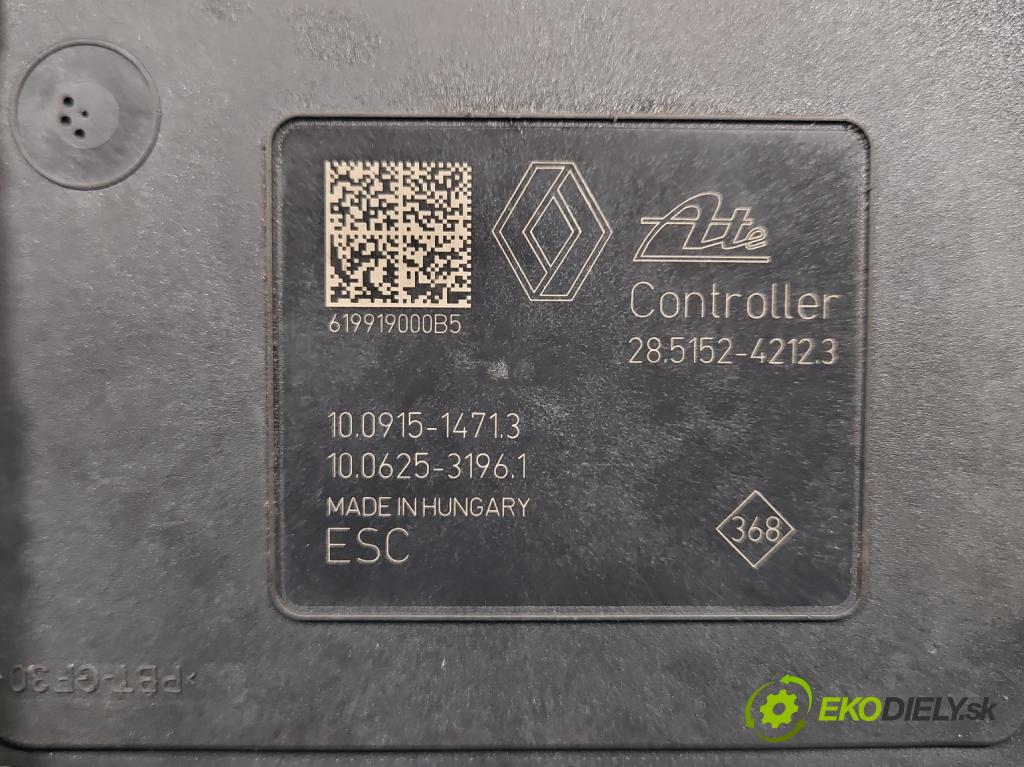 Dacia Dokker 2012- 1.3 TCE: 102 HP manual 75 kW 1332 cm3 5- čerpadlo abs 476600078R-BD (Pumpa ABS)