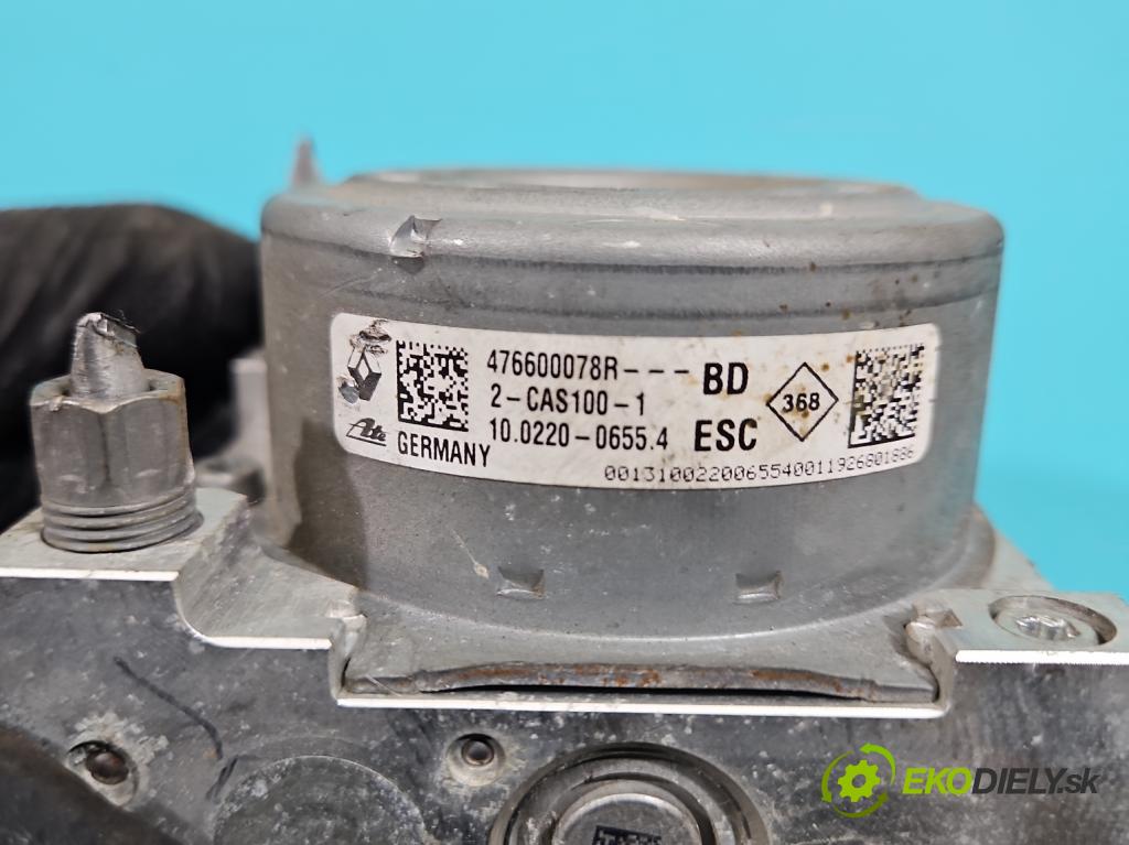 Dacia Dokker 2012- 1.3 TCE: 102 HP manual 75 kW 1332 cm3 5- čerpadlo abs 476600078R-BD (Pumpa ABS)