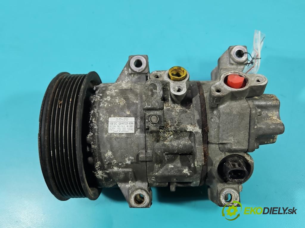 Toyota Corolla Verso II 2004-2009 2.2 D4D 177 HP manual 130 kW 2231 cm3 5- Kompresor: klimatizácie 447220-9399 (Kompresor klimatizácie)
