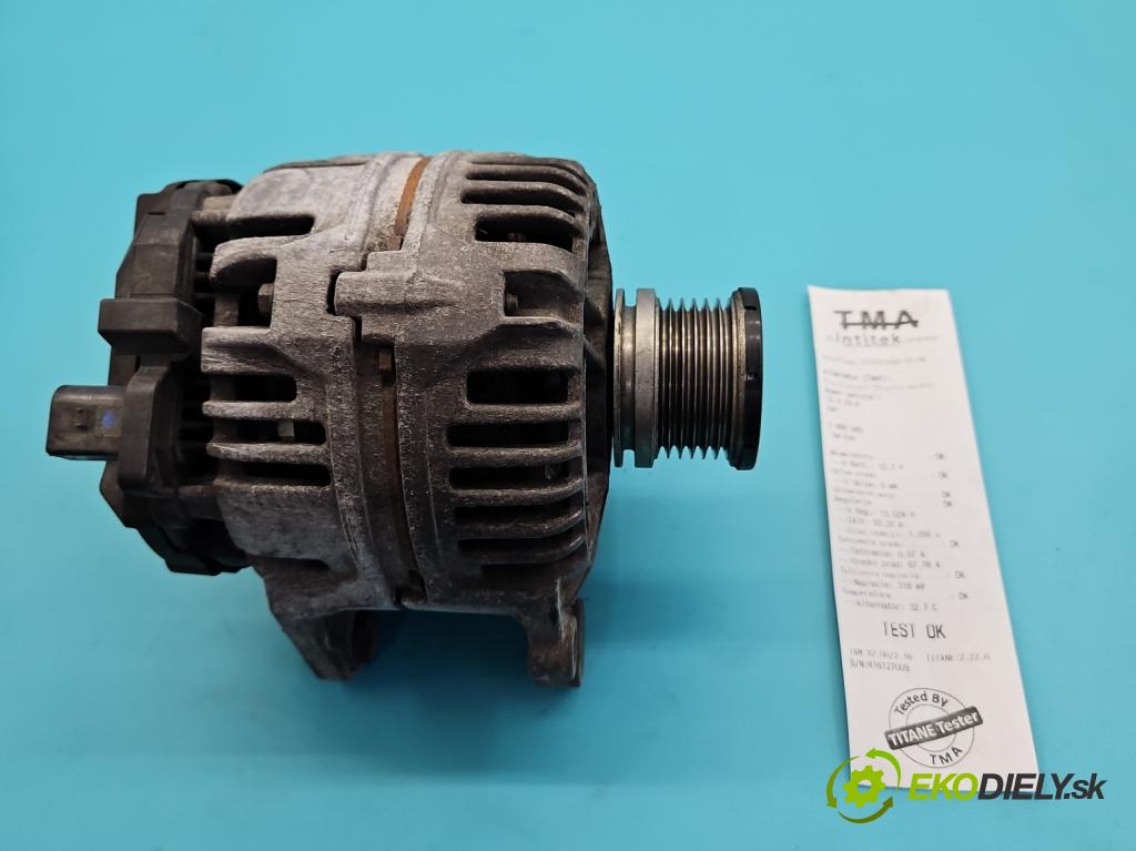 Vw Fox 1.4 tdi 69KM manual 51 kW 1422 cm3 3- Alternator 045903023C (Alternátor)