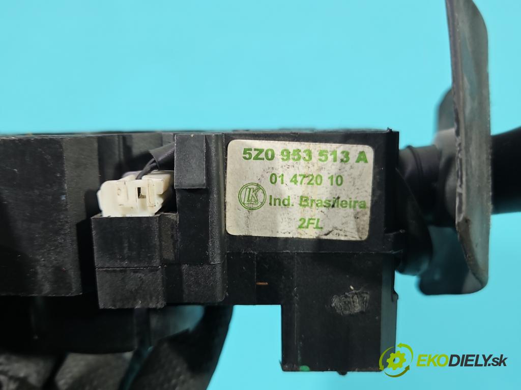 Vw Fox 1.4 tdi 69KM manual 51 kW 1422 cm3 3- Přepínač sdružený 5Z0953513A (Páčky pod volantem)