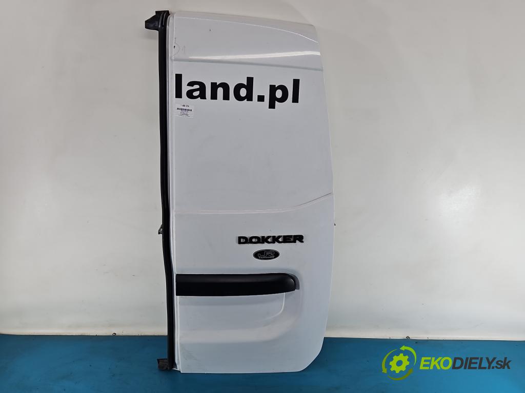 Dacia Dokker 2012- 1.3 TCE: 102 HP manual 75 kW 1332 cm3 5- dvere zadné pravé  (Kľučka dverí ostatné)