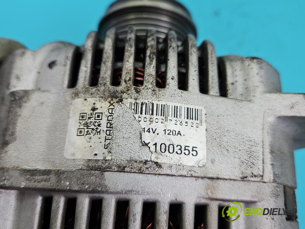 Renault Scenic I 1996-2003 1.9 dci 102 HP manual 75 kW 1870 cm3 5- Alternator  (Alternátor)