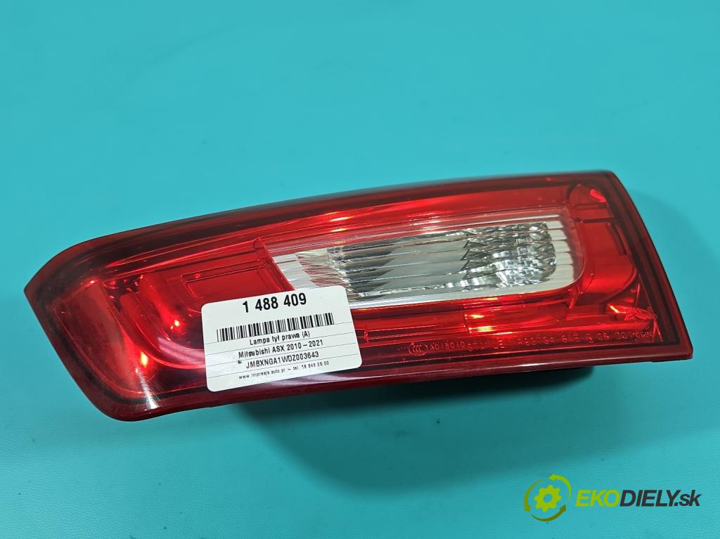 Mitsubishi ASX 2010-2021 1.6 16v 117 hp manual 86 kW 1590 cm3 5- světlo zadní pravé  (Klika dveří ostatní)