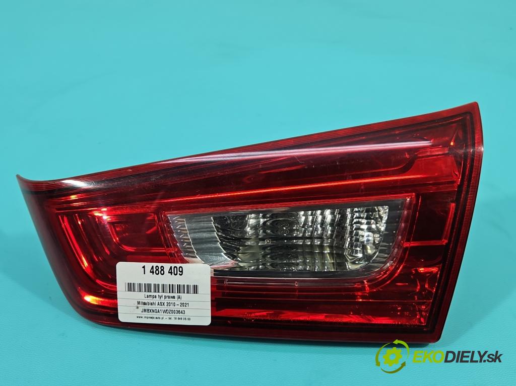 Mitsubishi ASX 2010-2021 1.6 16v 117 hp manual 86 kW 1590 cm3 5- světlo zadní pravé  (Klika dveří ostatní)