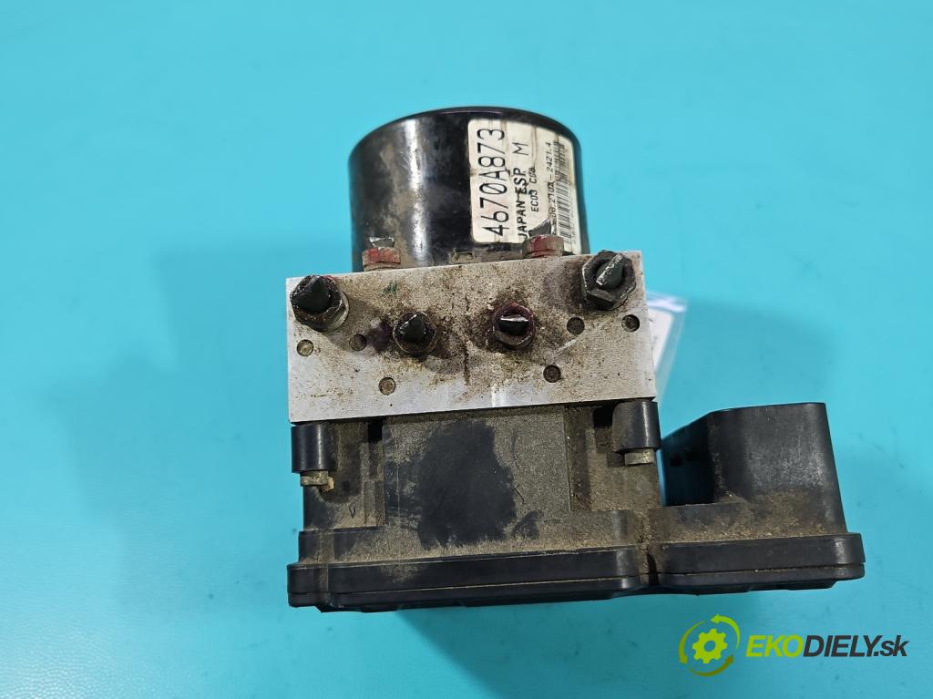 Mitsubishi ASX 2010-2021 1.6 16v 117 HP manual 86 kW 1590 cm3 5- čerpadlo abs 4670A873 (Pumpa ABS)