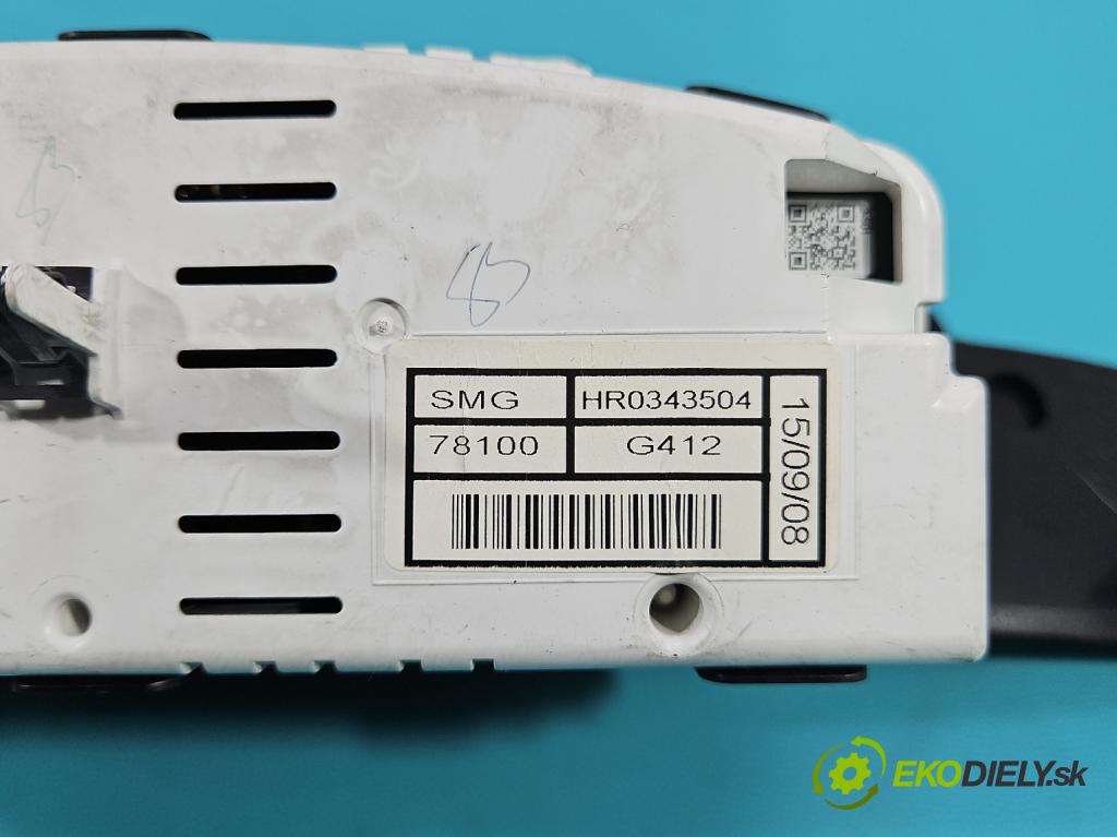 Honda Civic VIII 2006-2011 1.8 16V 140 HP manual 103 kW 1799 cm3 5- Zobrazit: HR0343504 (Prístrojová doska)