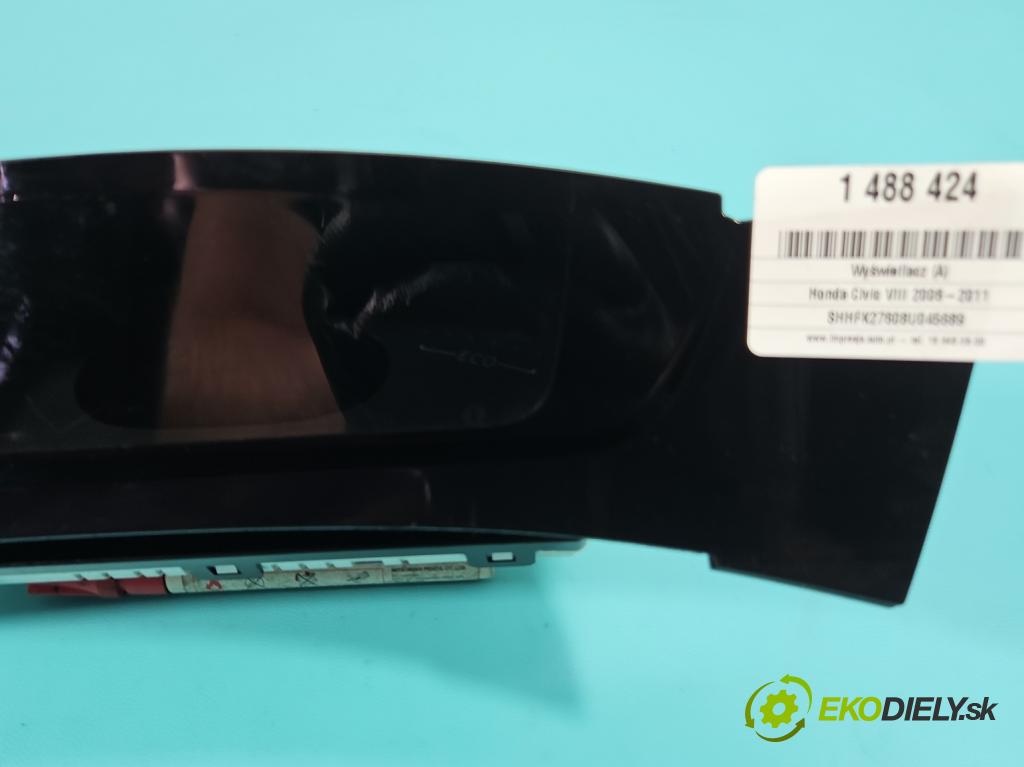 Honda Civic VIII 2006-2011 1.8 16V 140 HP manual 103 kW 1799 cm3 5- Zobrazit: HR0343504 (Prístrojová doska)