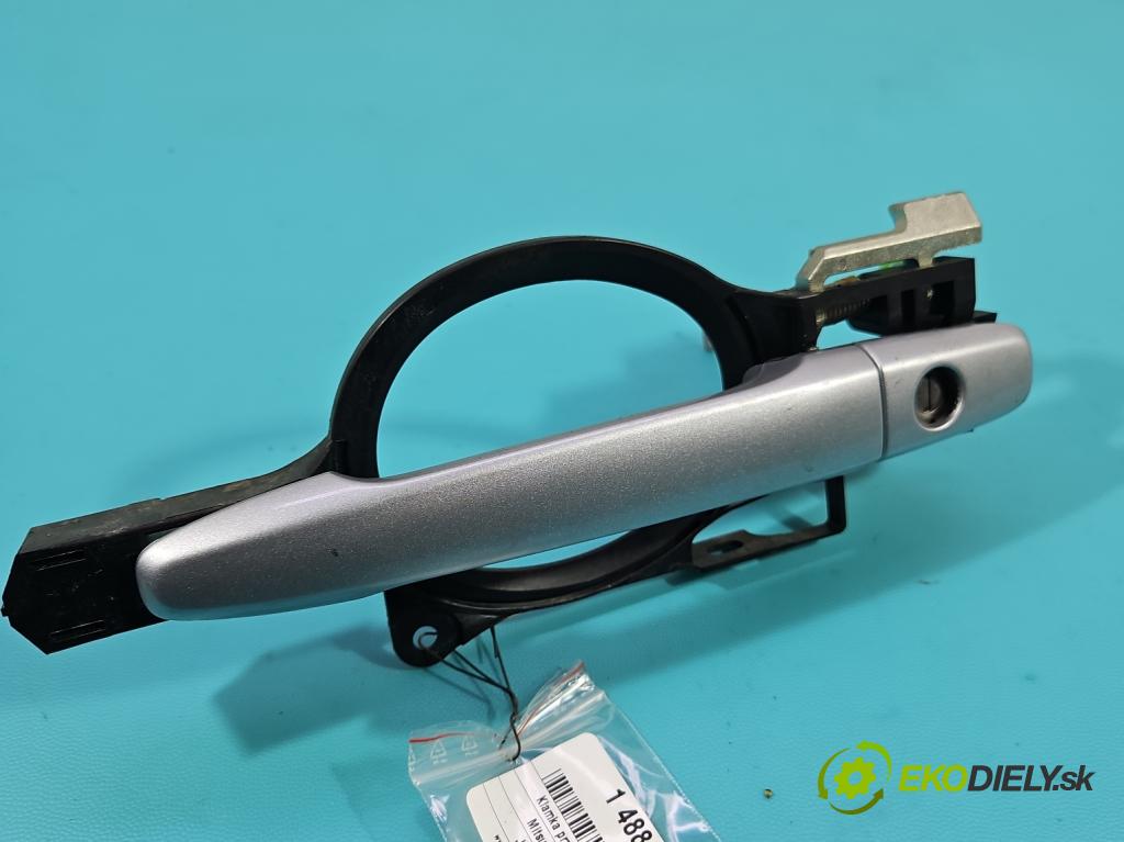 Mitsubishi ASX 2010-2021 1.6 16v 117 HP manual 86 kW 1590 cm3 5- rukoväť predné ľavé mimo:  (Kľučka dverí vonkajšia predná ľavá)