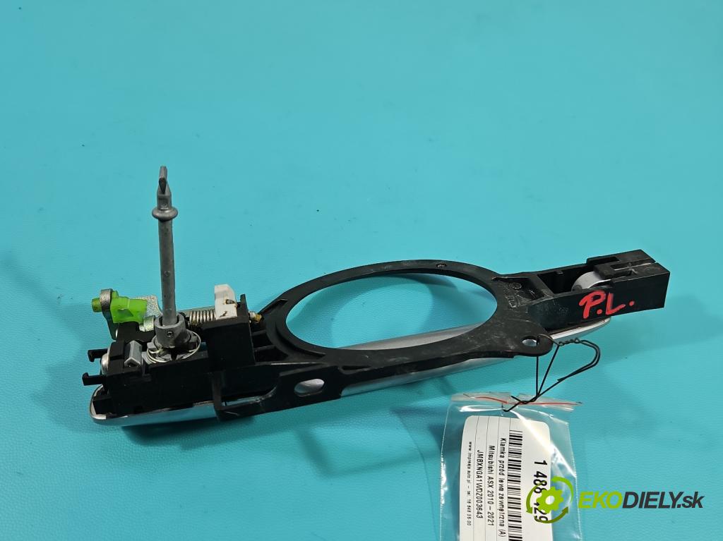 Mitsubishi ASX 2010-2021 1.6 16v 117 HP manual 86 kW 1590 cm3 5- rukoväť predné ľavé mimo:  (Kľučka dverí vonkajšia predná ľavá)