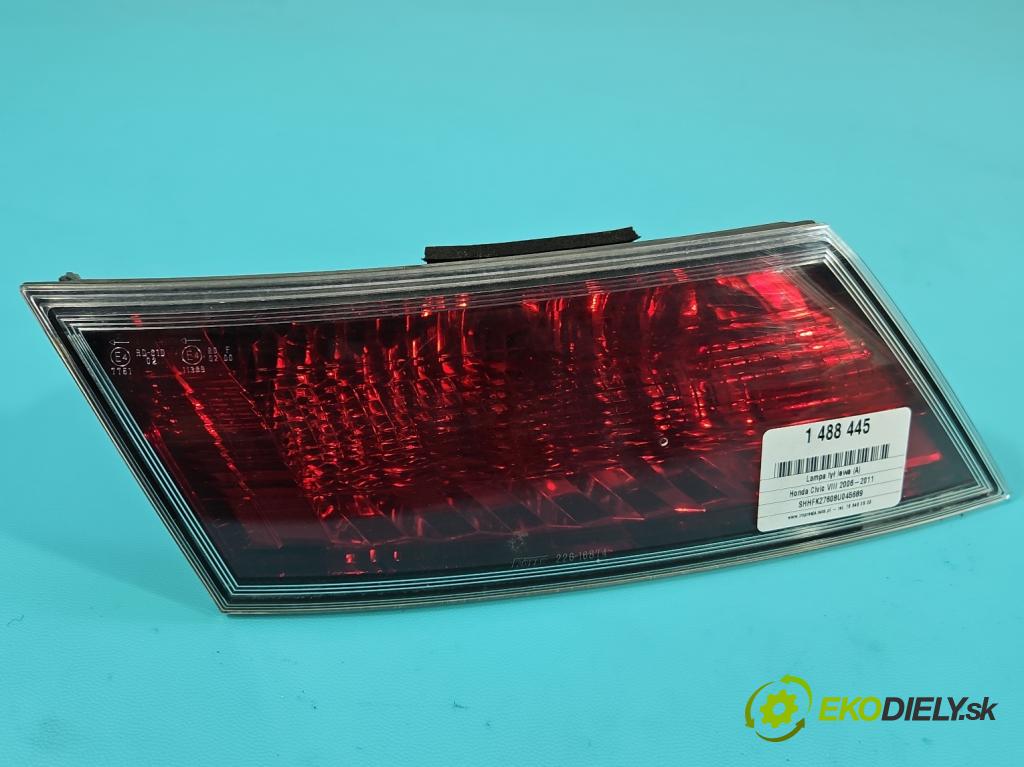 Honda Civic VIII 2006-2011 1.8 16V 140 hp manual 103 kW 1799 cm3 5- světlo zadní levé 226-16721 (Klika dveří ostatní)